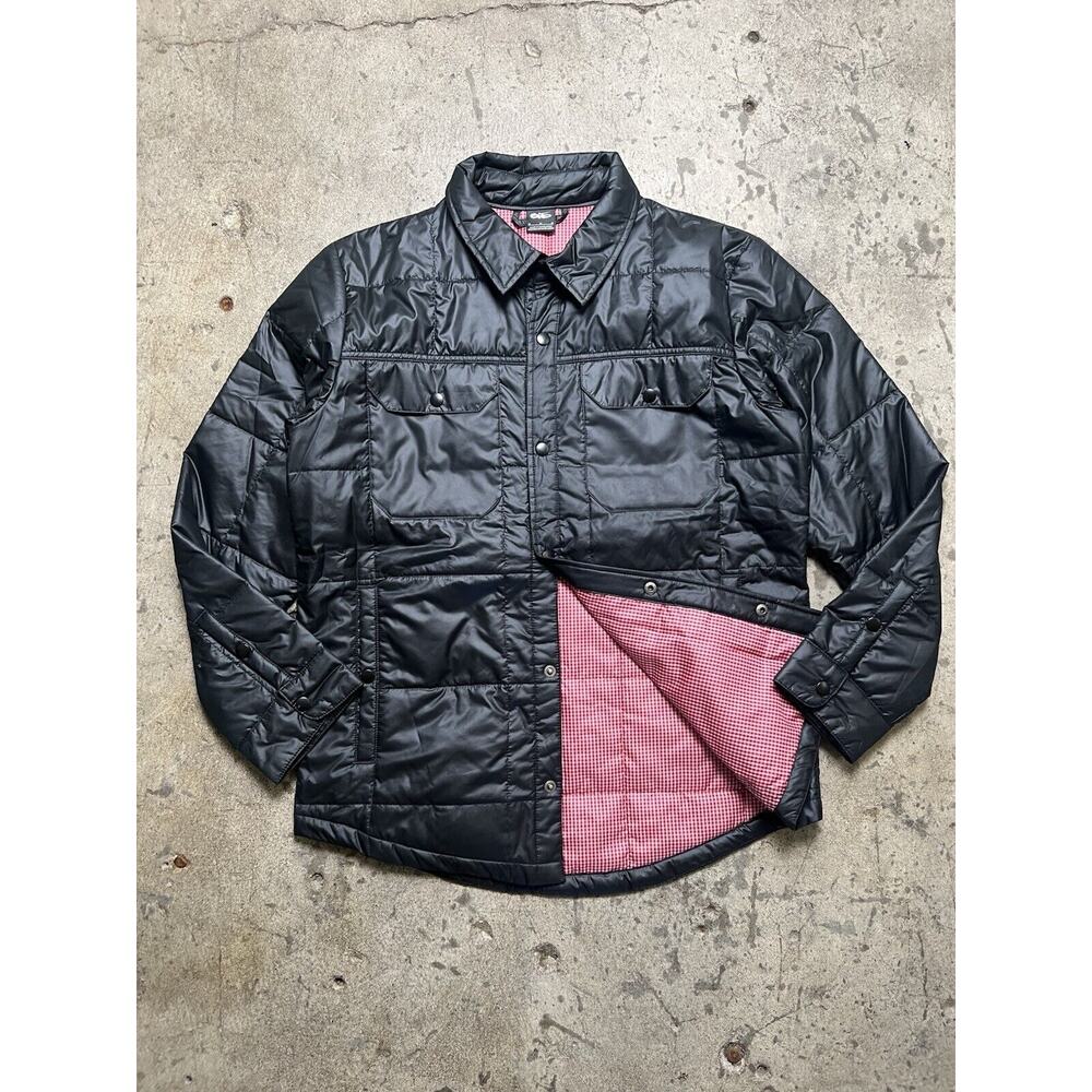 2011 Nike 6.0 Men’s Padded Gingham Liner Chore Jacket‎ Black 43499-010 M NWOT